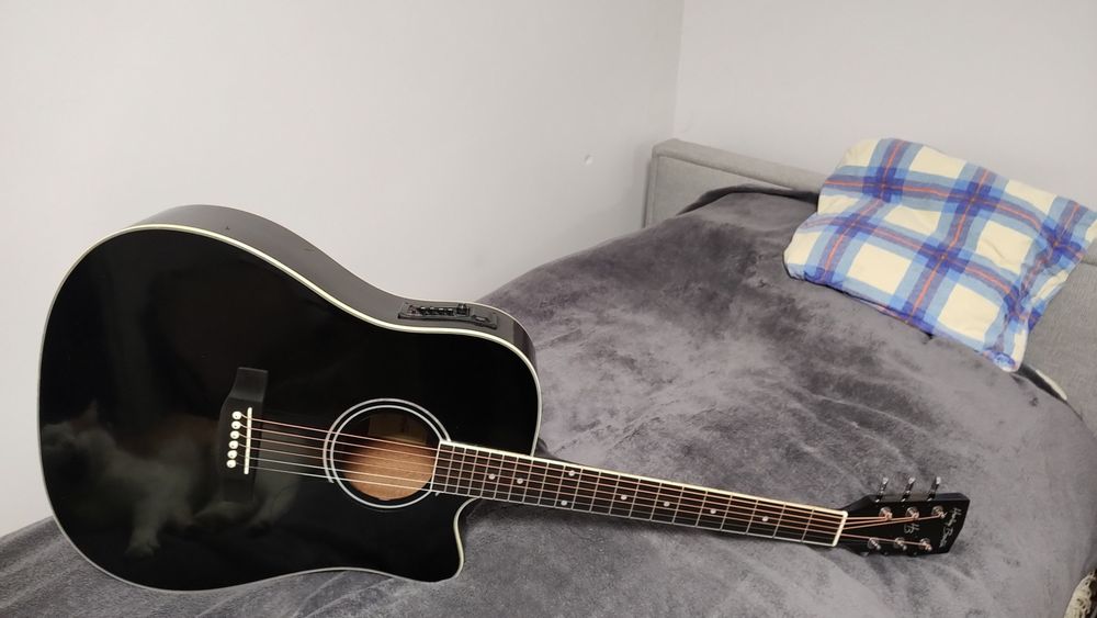 Harley Benton D-120CE BK gitara elektroakustyczna Świetne brzmienie !!