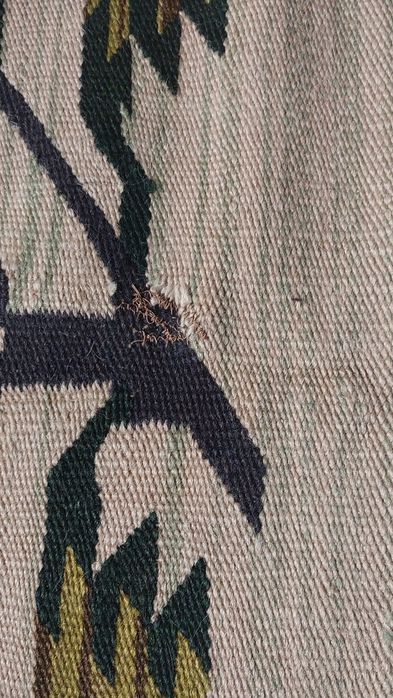 Wełniany kilim w stylu art deco