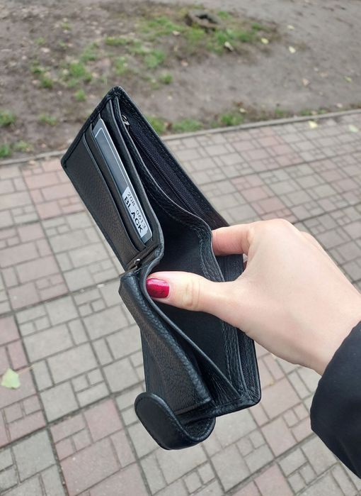 Гаманець чоловічий HT шкіряний кошелек мужской кожаный маленький