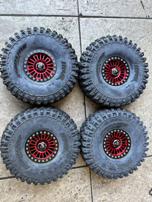 Jantes e pneus 2.2 proline jantes boom racing hyrax crawler scale moa axial losi traxxas rc4wd