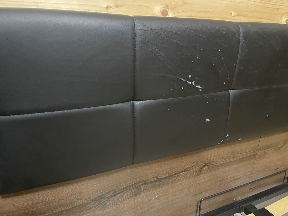 Łóżko 160x200 Kassel dąb monastery z szafkami nocnymi i stelażem