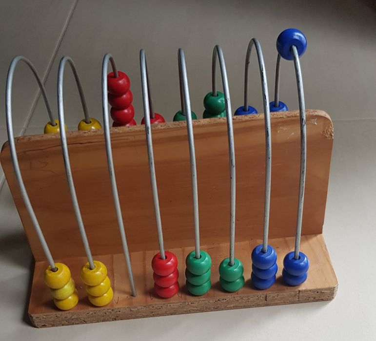 Ábaco educativo para escola