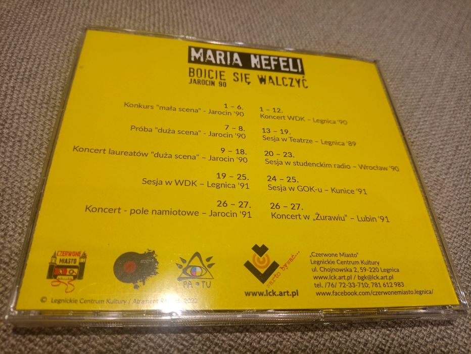 Maria Nefeli - Boicie się walczyć Jarocin 90 2CD