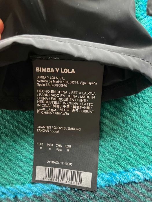 Luvas nylon pretas originais Bimba Y Lola.