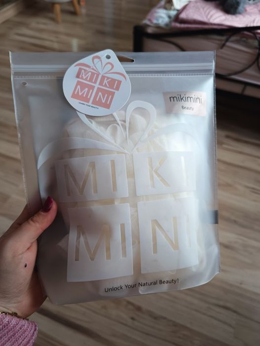Rękawice do kąpieli mikimini gąbki