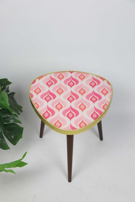 NOWY kwietnik patyczak rockabilly szklany blat