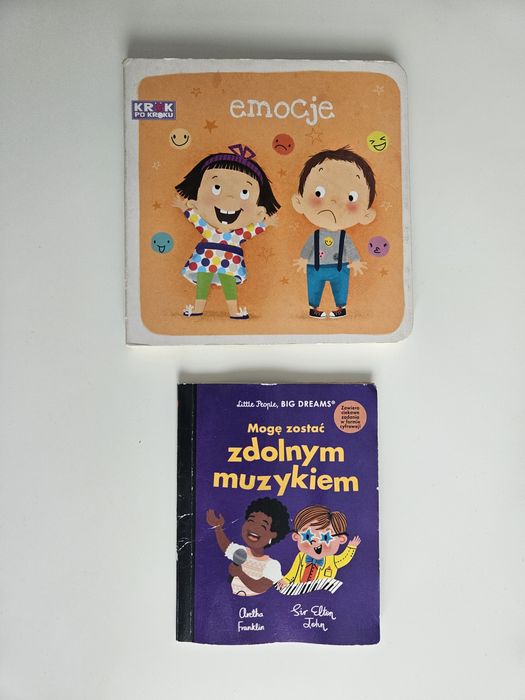 Zestaw książek dla maluchów i dzieci z serii Krok po kroku - Emocje i