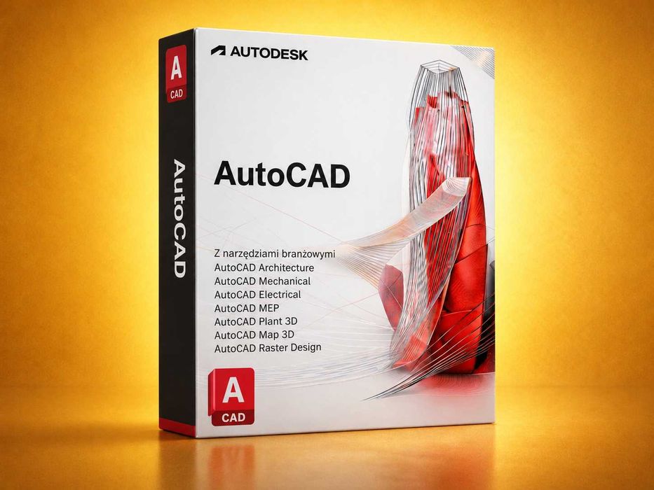 AutoCAD 2027 PL pełna licencja 3 lata DWG CAD 2D 3D narzędzia branżowe Architecture Mechanical Electrical MEP Plant Map BIM projektowanie