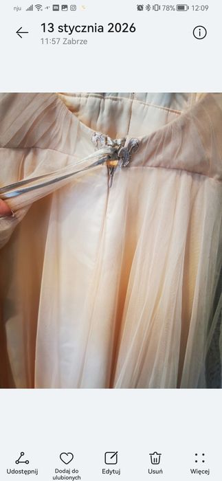 Suknia ślubna / wieczorowa / studniówka