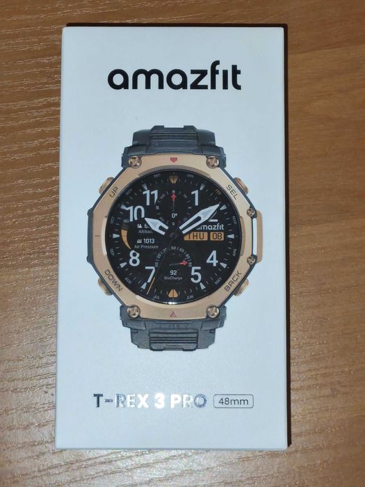 Amazfit T-Rex 3 Pro Black Gold | Титан + Сапфір | Новий стан/гарантія