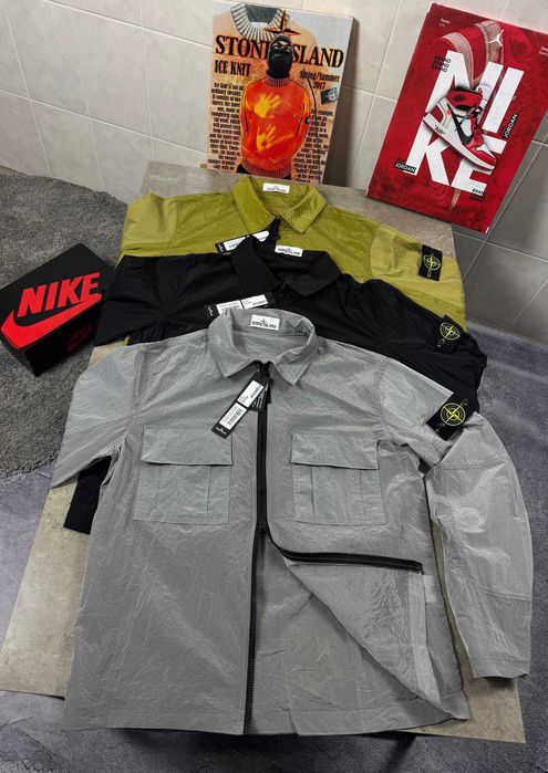 Овершот ◾️ Stone Island ◾️, рубашка stone island