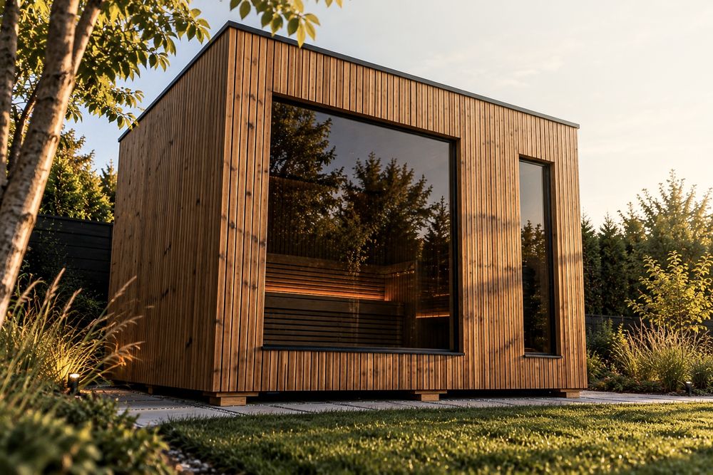 Sauna ogrodowa THERMO ABACHI / Thermo Sosna | GOTOWA OD RĘKI