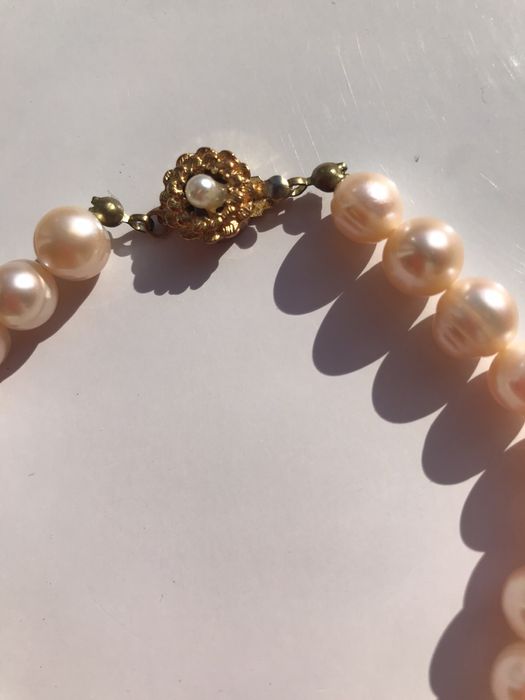 Жемчуг натуральный бусы ожерелье