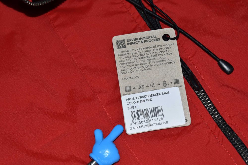 Lekka Kurtka Męska Wiatrówka Ecoalf Arden Anorak Jacket L Nowa