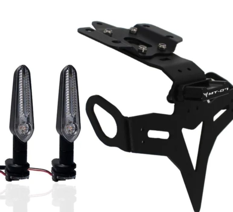 Krótkie mocowanie tablicy Yamaha mt 07 fz 2013 -2023 + kierunkowskazy