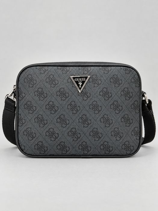Чоловіча сумка месенджер Guess сіра через плече