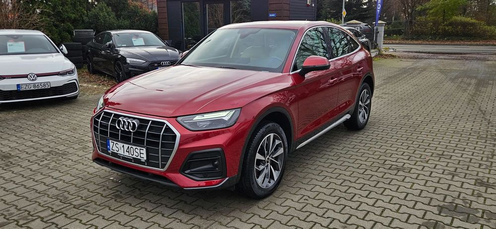 Audi Q5 Sportback Salon Polska! 1 właścicielka! QUATTRO! Gwarancja 2028! Bezwypadkowy