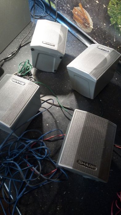 Głośniki Zestaw Głośników 6 szt SHARP komplet z pełnym okablowaniem