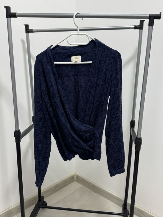 Sezane Floral Wrap Blouse блузка