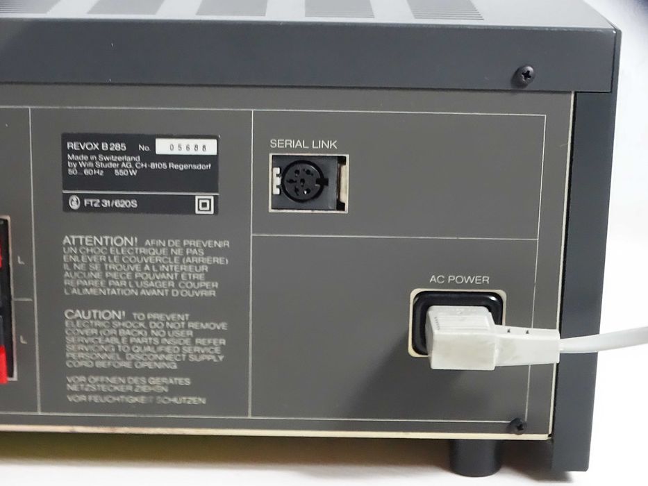 Amplituner REVOX B 285 – Legendarny Klasyk Hi-Fi Stan Bardzo Dobry