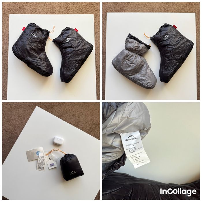 Пухові чуні Naturehike 36-47(S, M, L) теплі капці туристичні ультралегкі