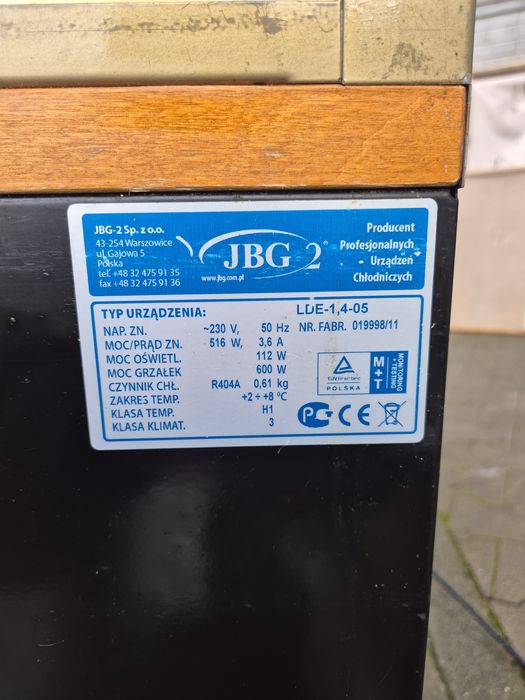 Witryna chłodnicza JBG