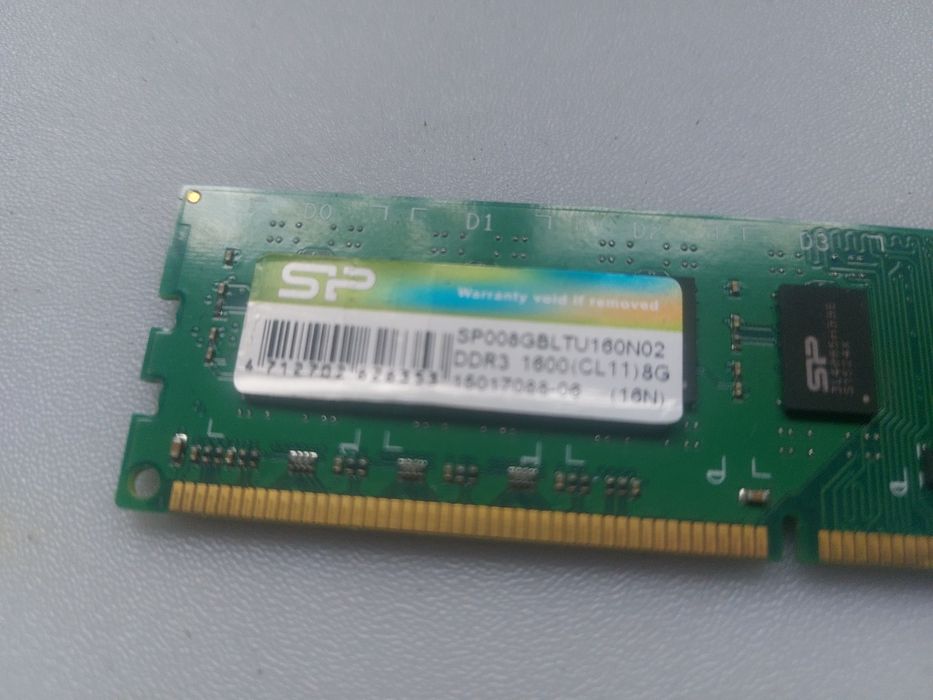 Оперативна пам'ять для компьютера ПК 8Гб ddr3