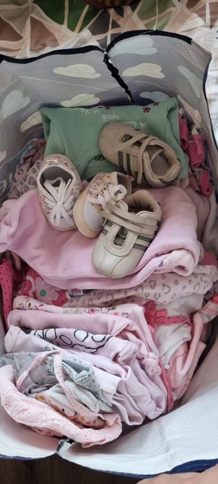 Duża torba ciuszków dla dziewczynki rozm. 62
