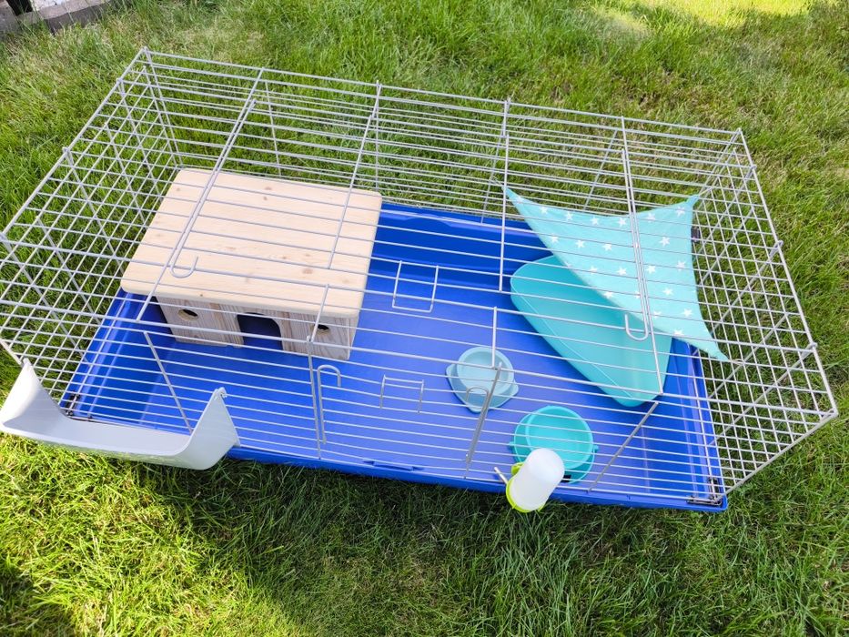 Klatka dla świnki morskiej 100x55cm z wyposażeniem
