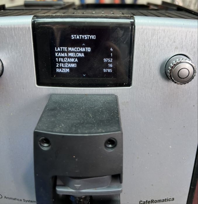 Nivona nicr769 panel sterowania wyświetlacz wylewka front