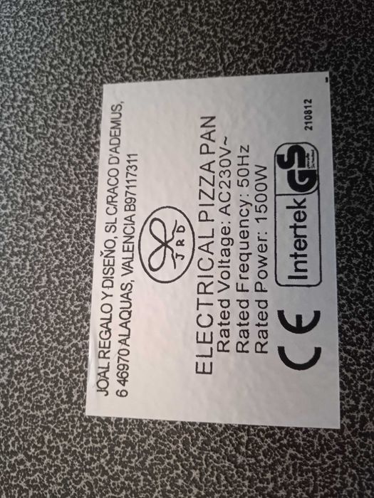 Máquina Pizzas eléctrica, multifunções