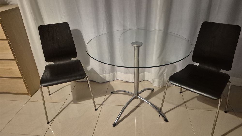 Sprzedam stół okrągły szklany