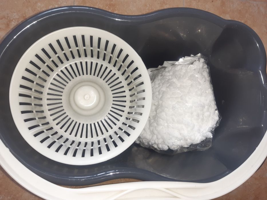 Balde de centrifugação e recarga de esfregona