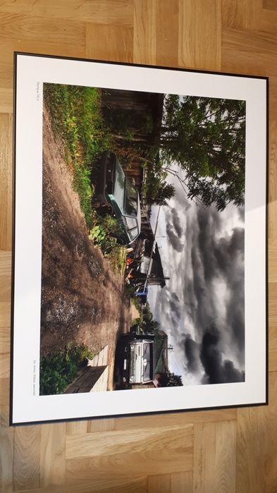 Obraz zdjęcie 80 x 60 cm motoryzacja samochody garaż auto pokój NOWY