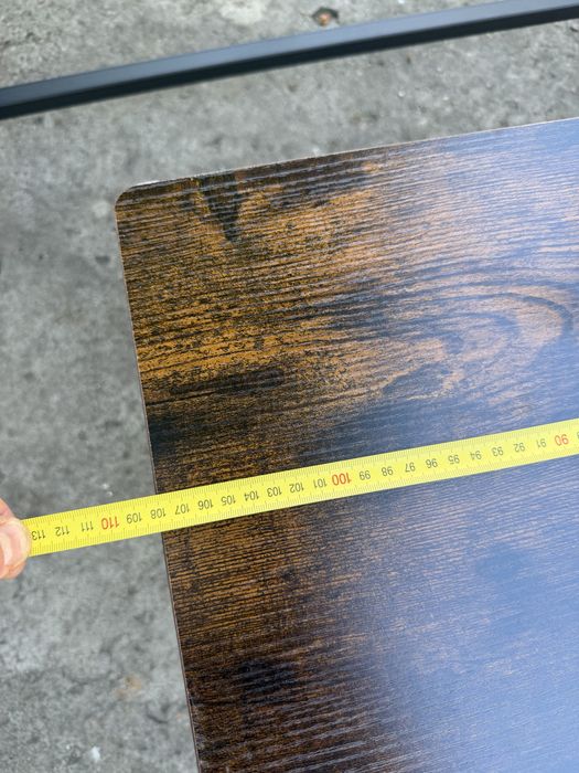 Dwie dlugie Lawki logtowe industrialne 108 cm