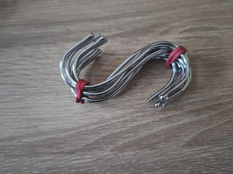 Гачок S-подібний подвійний тримач з нержавійки навісний набір 10 шт