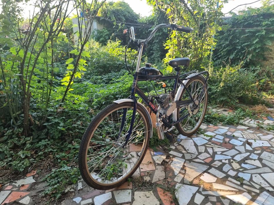 Велосипед с мотором. Новый на обкатке. Мопед. Макс.скорость 60км/ч.