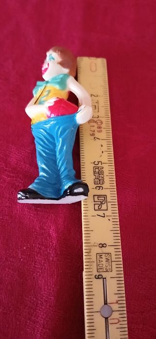 Conjunto 6 palhaços/futebol, antigos