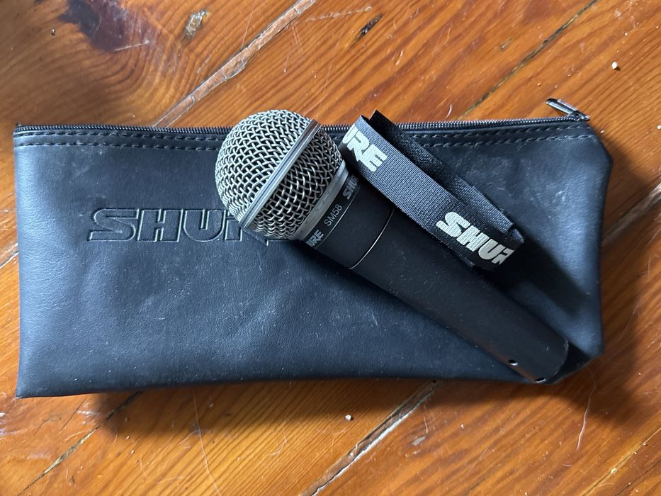 Conjunto eletrónica áudio Sony + M-Audio + Shure + acessórios