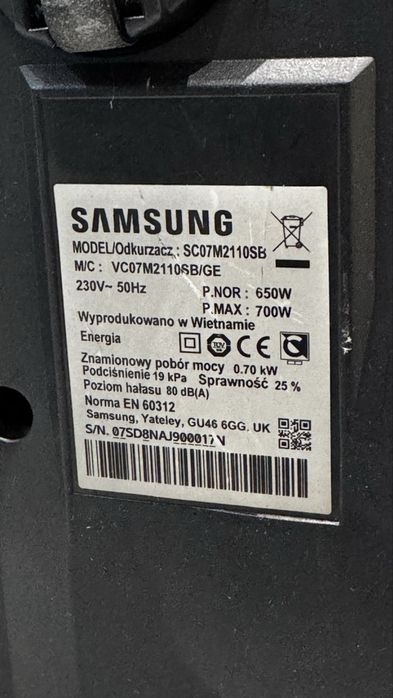 Odkurzacz Samsung