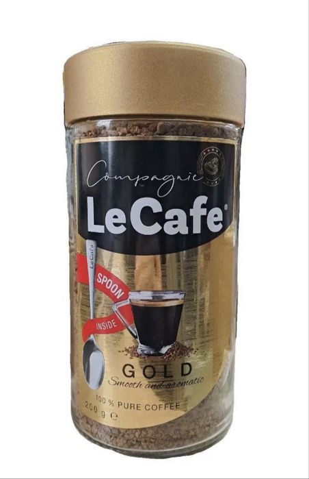 кава LeCafe Gold з ЛОЖКОЮ