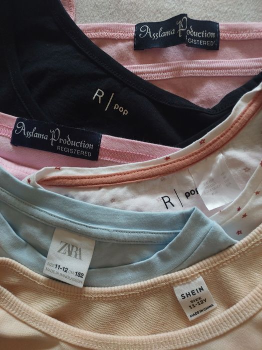 Lote 6 TOPS Menina, 11-12A