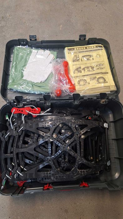 łańcuchy śnieżne premium, made in Japan, 15-18", NOWE