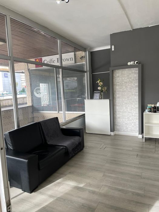 Barbearia em pleno funcionamento