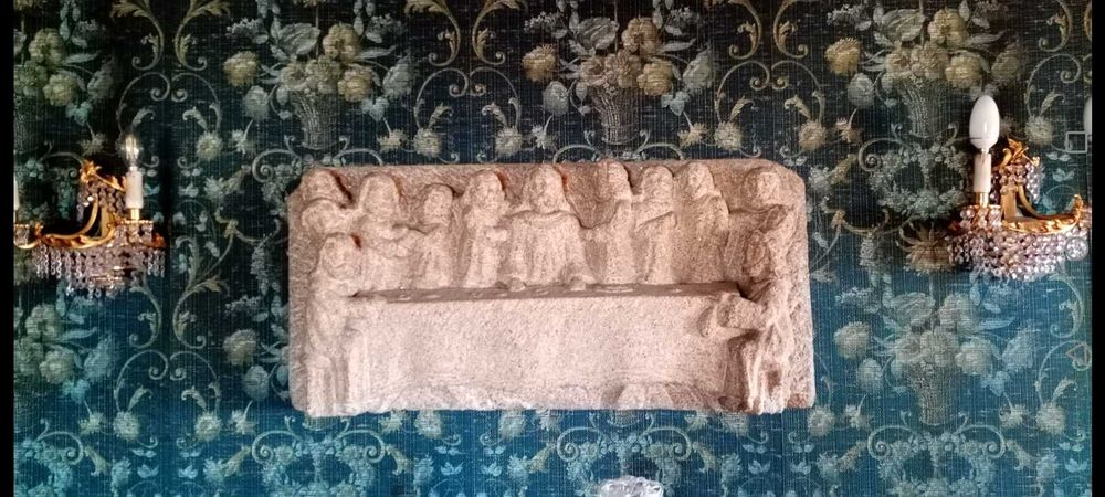 Última ceia em pedra