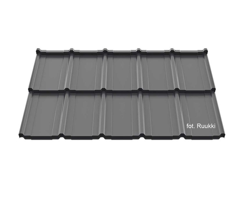 Blachy modułowe RUUKKI PRUSZYŃSKI BLACHOTRAPEZ różne końcówki magazynu