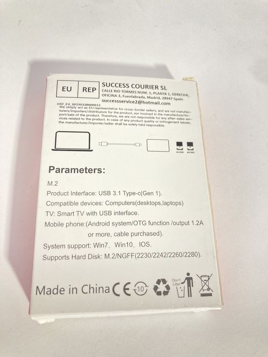 Obudowa na dysk M.2 SSD