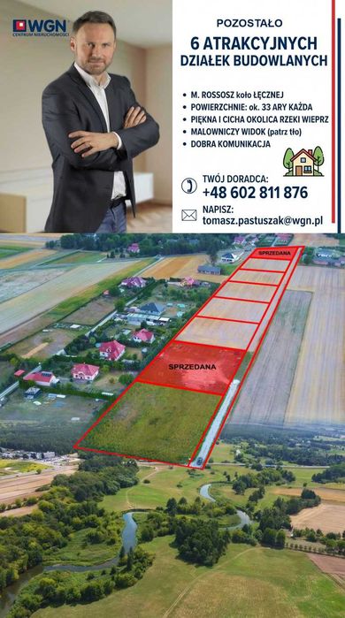 Działka Budowlana - 3288 m2 | Rossosz gm. Łęczna