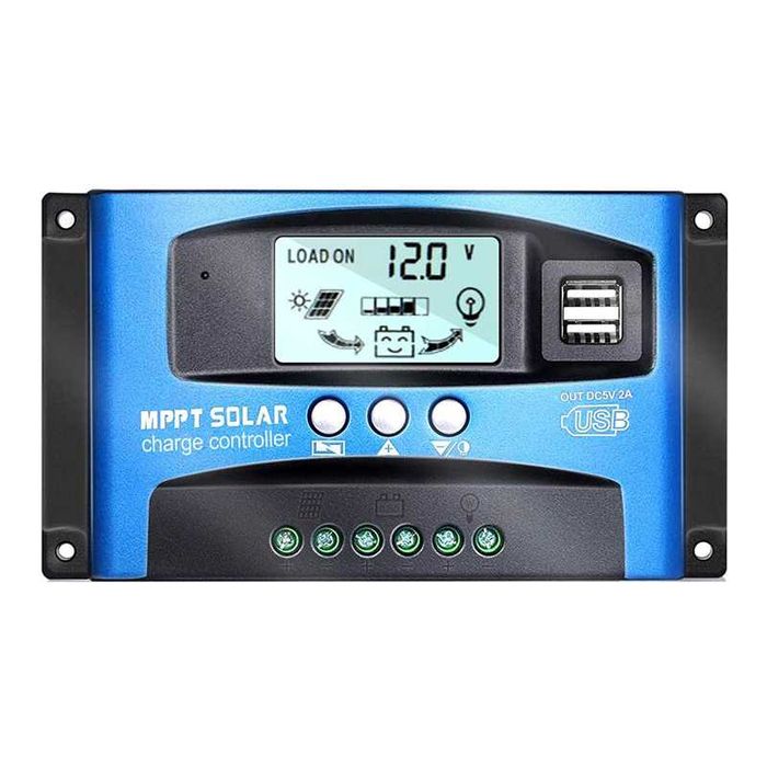controlador  solar mppt  12v 24v 80w