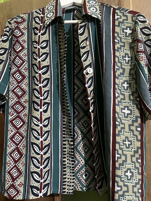 Camisa vintage manga curta